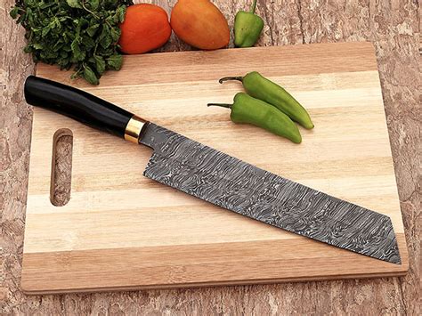 santoku style knives.